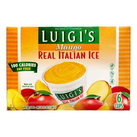 Luigi's Mango Italian Ice | Italian ice, Pareve, Mom health