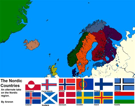 The Nordic Countries by Toa-Aroran on DeviantArt