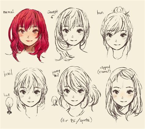 ―For the hair | How to draw hair, Sketches, Manga hair