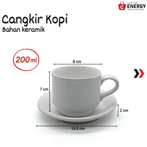 SANGO CANGKIR KOPI 200 ML - Energy Bali