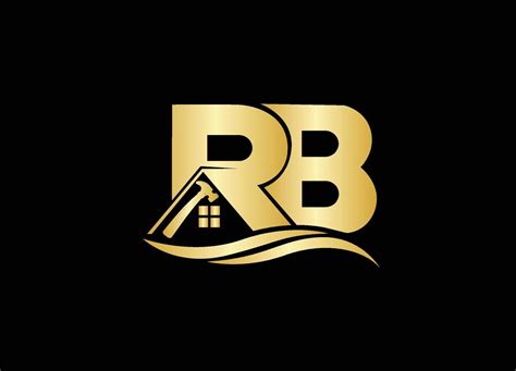 RB logo designed with letter R B in vector format. 8053809 Vector Art ...