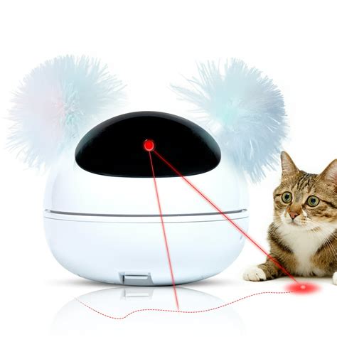 WiseWater 360° Automatic Rotating Cat Laser Toy, Interactive Cat Toys ...