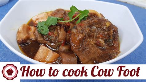 How to cook Cow Foot with a Slow Cooker | Easy Tasty Cow Foot recipe ...