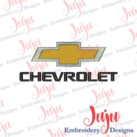 Chevrolet Logo Embroidery Design - Juju Embroidery Designs