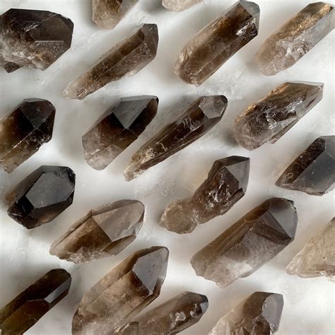 Smoky Quartz Point Crystal from Brazil - Minera Emporium Crystal ...