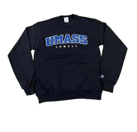 UMass Lowell Embroidered Crew | UMass Lowell Bookstore