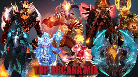 DOTA 2 TOP ARCANA WITH MIX SET (EXPENSIVE SET - GOLDEN ITEMS - RARE ...