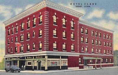 Derby Connecticut Hotel Clark Antique Postcard J58717 | eBay