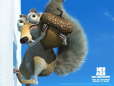 Scrat in Ice Age the Meltdown - Ice age: Scrat and Scratte. Wallpaper ...