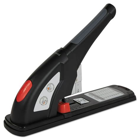 Universal Heavy-Duty Stapler, 200-Sheet Capacity, Black/Graphite/Red ...