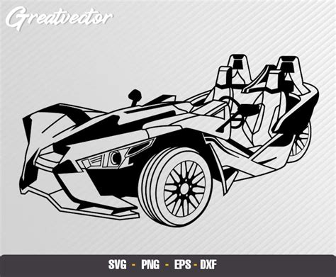 Slingshot Car Svg