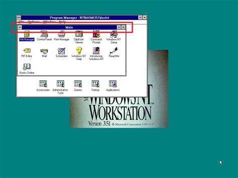 Windows NT 3.51 title bar buttons - Retrocomputing Stack Exchange