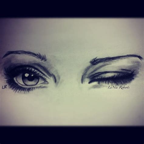 Winking Eye Drawing at GetDrawings | Free download