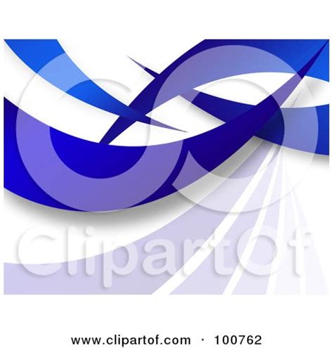 Royalty-Free (RF) Clipart Illustration of a 3d Background Of Blue ...