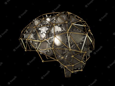 Premium Photo | Gears in shape of brain concept,abstract brain.3d rendering