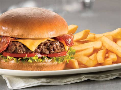 Classic Cheeseburger, with Fries Nutrition Facts - Eat This Much