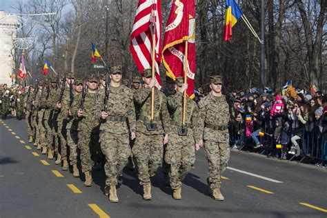 DVIDS - Images - U.S. Marines march in military parade on Romanian ...