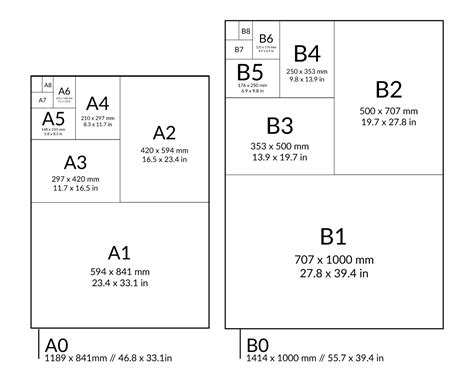 Paper Sizes Chart, Printable Paper, Paper, 53% OFF