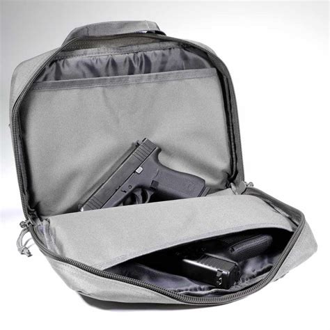 Glock 2-Pistol Case, Gray, Grey, Range Bag, OEM Glock Pistol Pouch ...