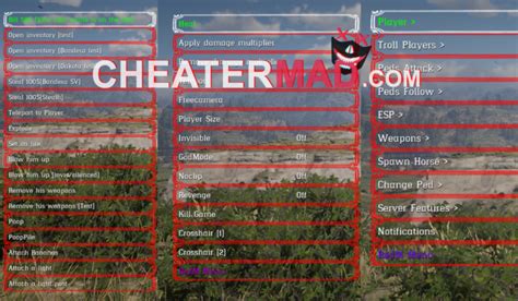 RDR2 RedM Mod Menu | Alot of Troll Options - CHEATERMAD