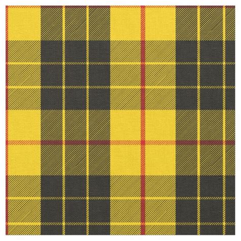 Clan MacLeod of Skye Tartan Fabric | Zazzle