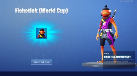 Fortnite World Cup World Warrior and Fishstick Fortnite Skins and wrap ...