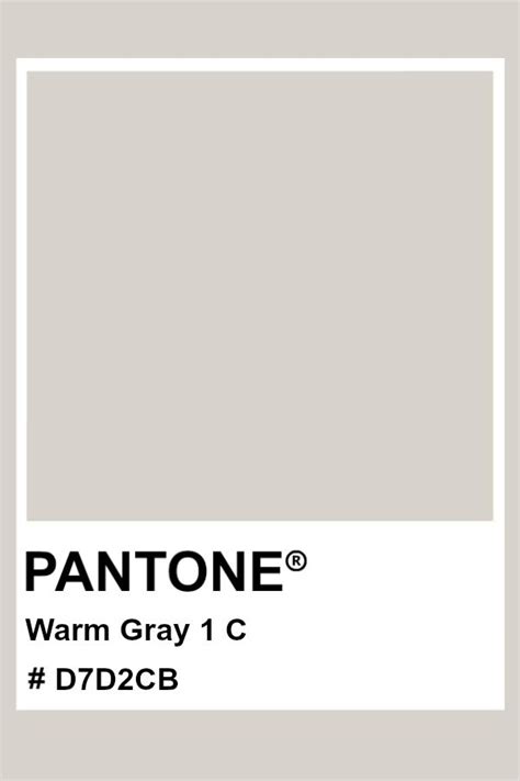 Pantone Warm Gray 1 C Pantone Color Pms Hex Pantone Color Chart ...