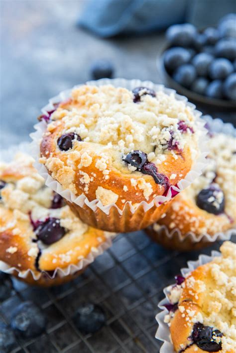 Bakery Style Blueberry Muffins - Recipe Girl