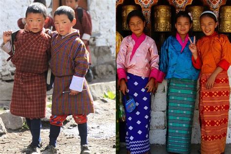 Bhutan Traditional Dress, Gho & Kira in Bhutan