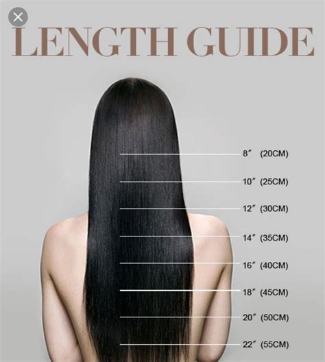 Quantos centímetros mede meu cabelo? | Hair inches, Hair length guide ...