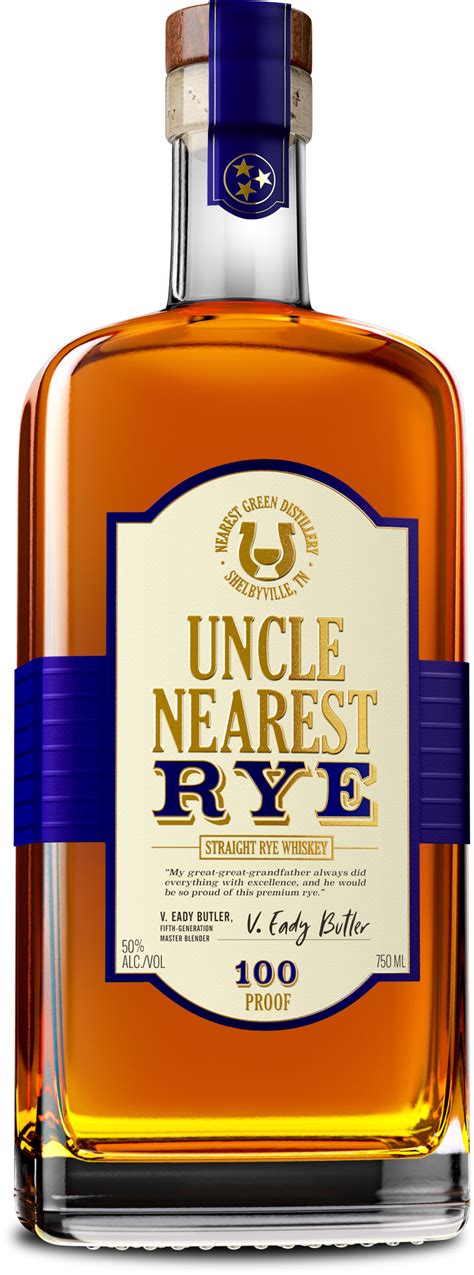 Straight Rye Whiskey - Uncle Nearest Premium Whiskey - 100 Proof from ...