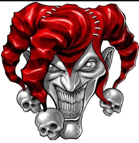 Wicked Jester, Evil Jester, Scary Clowns, Evil Clowns, Drawing Artwork ...