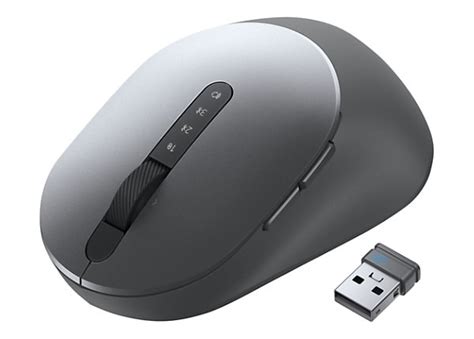 Dell MS5320W - mouse - 2.4 GHz, Bluetooth 5.0 - titan gray - MS5320W-GY ...