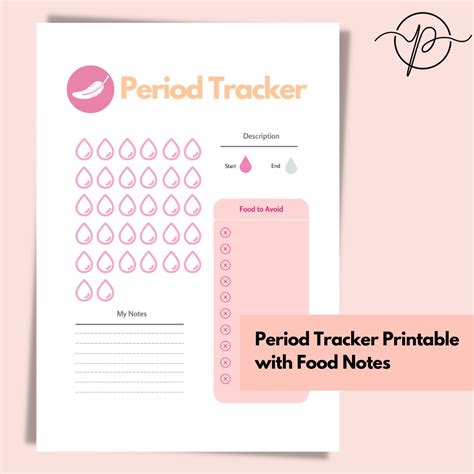 5 FREE Period Tracker Printables With Instant Download