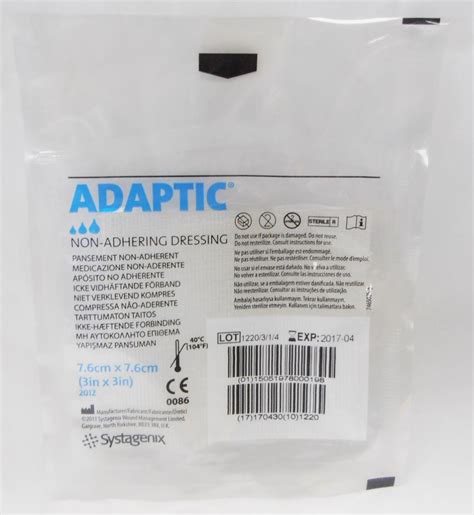 AdapticTouch Non-Adhering Dressing, 7.5 x 7.5 cm - Wound Care