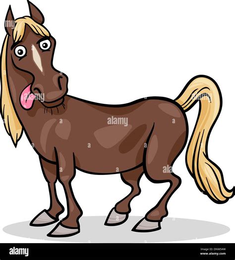 Funny Horse Cartoon Clip Art