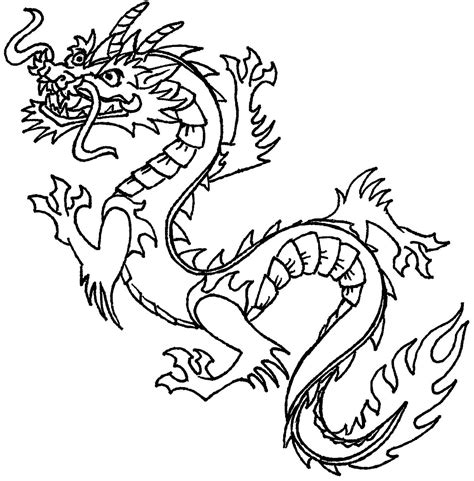 Free Printable Chinese Dragon Coloring Pages For Kids | Stencils - Free ...