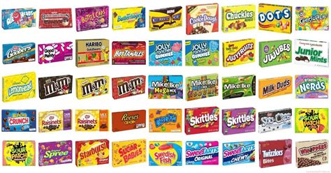 Movie Theater Candy - 9 Popular Snacks - Snack History