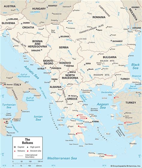 Where Is The Balkan Peninsula Located On A Map