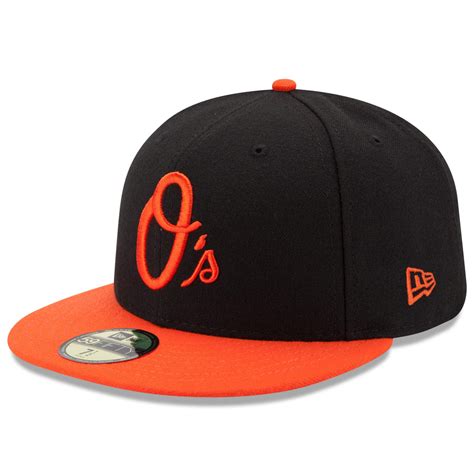 New Era Baltimore Orioles Black/Orange Alternate Authentic Collection ...