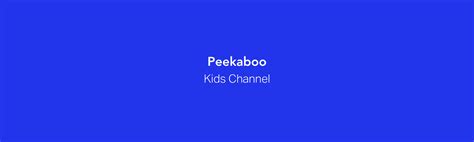 Peekaboo Kids :: Behance