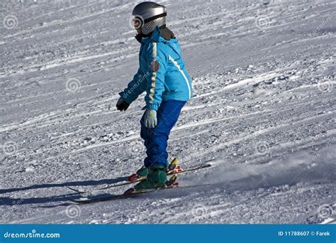 Ski lesson stock image. Image of teacher, sports, slope - 11788607