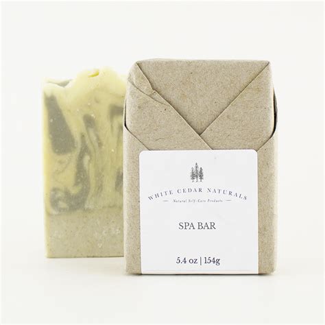 Spa Bar | Spa Bath Soap - White Cedar Naturals