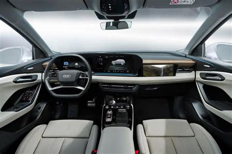 Audi Q6 e-tron SUV interior previews new design theme