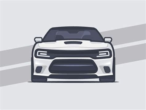 Dodge Charger | Dodge charger, Art cars, Car illustration