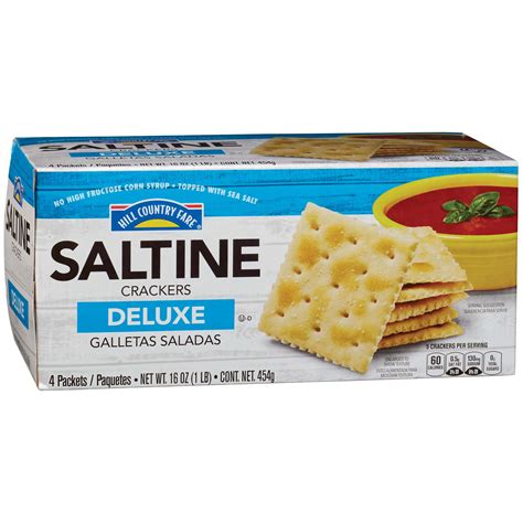 Hill Country Fare Deluxe Saltine Crackers - Shop Crackers & breadsticks ...