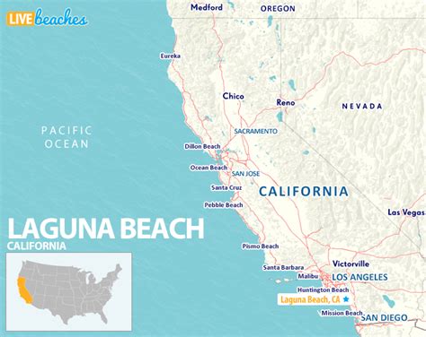 Map of Laguna Beach, California - Live Beaches