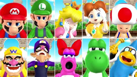 Mario Party 9 HD - All Characters - YouTube