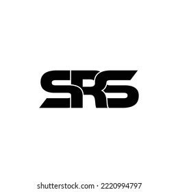 Srs Letter Monogram Logo Design Vector Stock Vector (Royalty Free ...