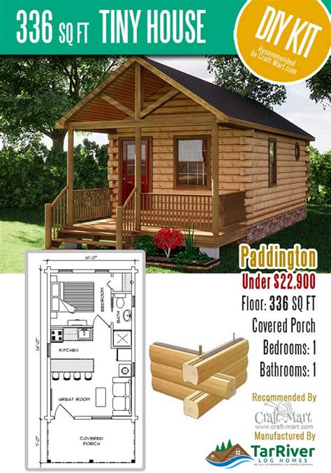 Small One Bedroom Cabin Kits | www.resnooze.com